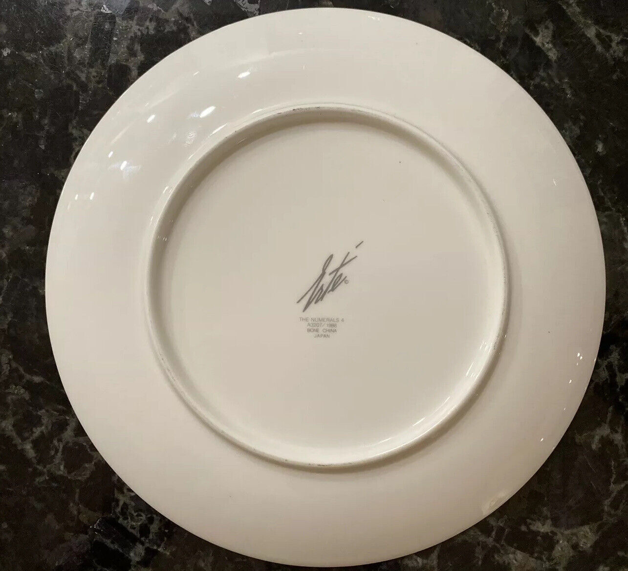 Erté Numerals #4 Bone China 1986 Mikasa Collector Plate Art Deco3