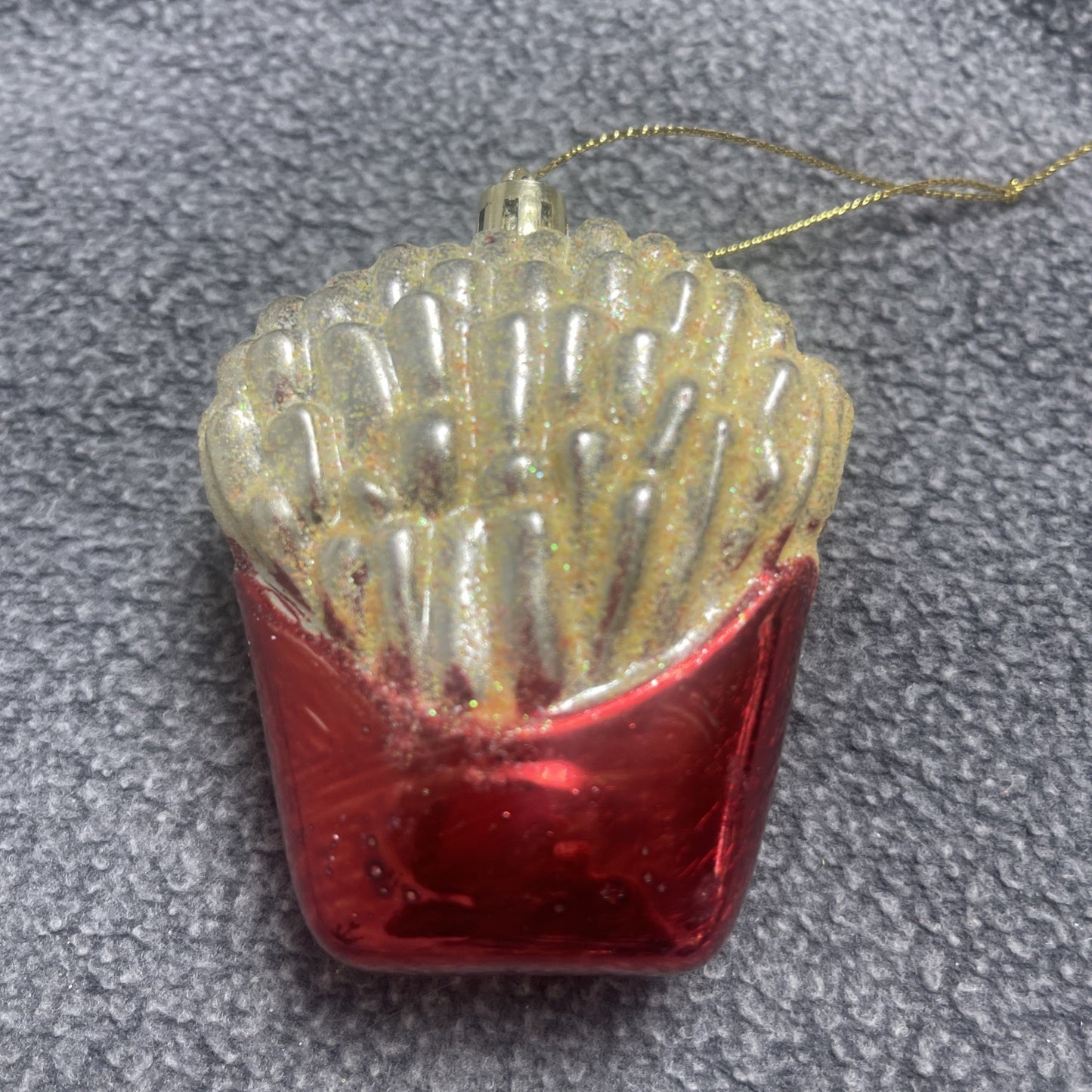 French Fries Xmas Ornament Christmas Tree Decoration Lot Of 5 KITSCH1