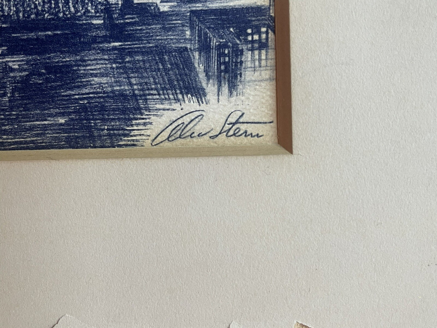NYC Empire State Building Etching by Alec Stern “Evening Splendor On Manhattan”3