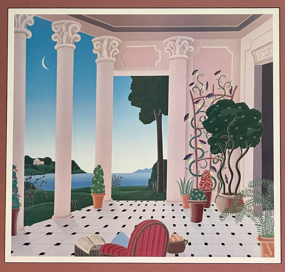 Thomas McKnight NATCHEZ 1987 Modernist Fine Art Print Pop