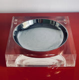 MOD Alessandro Albrizzi Nut Candy Dish 10” Lucite 60s 70s Postmodern Space Age