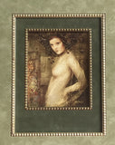 Casba Markus “Athena Dreams” Embellished Wood (?) Fine Art Giclée Print Framed