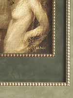 Casba Markus “Athena Dreams” Embellished Wood (?) Fine Art Giclée Print Framed