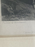 “The Mill” Antique Rembrandt van Rijn Mezzotint Charles Turner 1823 WB Drake