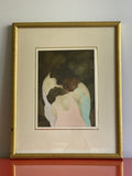 Borys Buzkij Contemporary Fine Art Impressionist Painting Three Dancers Framed