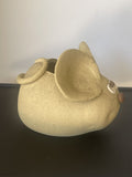 Vintage Kitsch Adorable Mouse Planter Cache Pot Ceramic 1960s 1970s Unmarked EUC