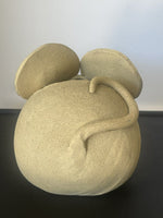 Vintage Kitsch Adorable Mouse Planter Cache Pot Ceramic 1960s 1970s Unmarked EUC