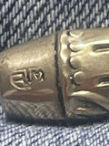Retro Thai Bronze TBM Flatware Faux Bamboo Service For 12+ Vintage 60s 70s EUC