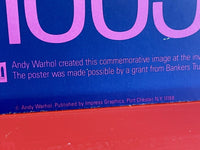 Andy Warhol 1983 Brooklyn Bridge Lithograph Poster Original Vintage Unsigned EUC