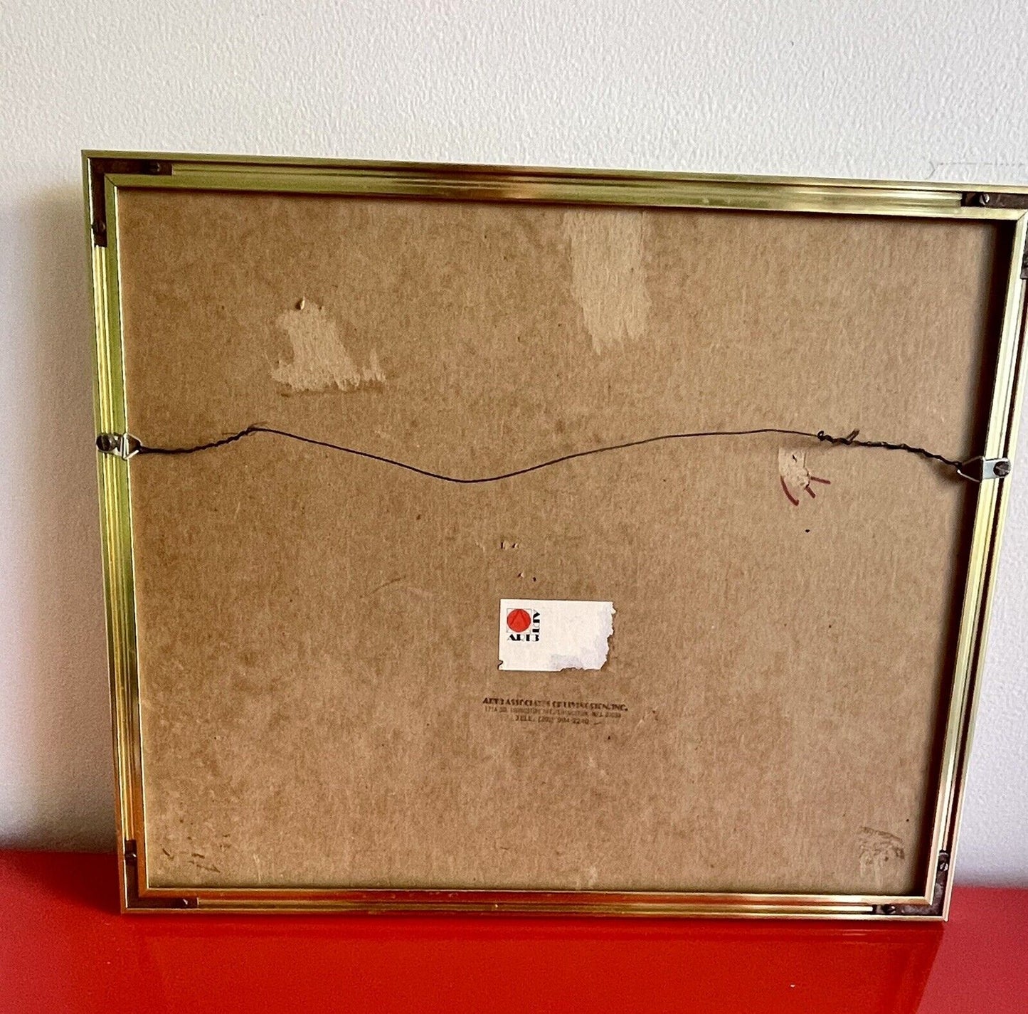 Paula Ross Abstract Signed Fine Art Graphic Serigraph Postmodern AS IS 80s 90s