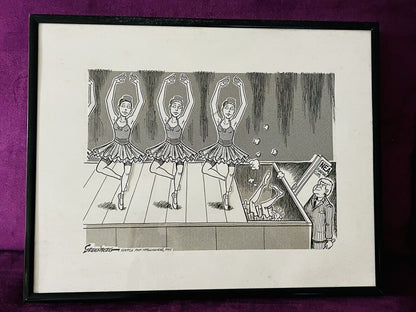 Orig Political Comic Strip Cartoon Art Seattle Post NEA Cuts ‘95 Steve Greenberg