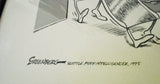 Orig Comic Strip Cartoon Art Seattle Post “Hall of Innocence Lost” ‘95 Greenberg