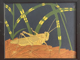 Grasshoppers by Nina Tenser Giclee Fine Art Prints 8” x 10” Framed Bugs Nature