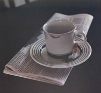 Orig Art Photography Still Life Realism Coffee Cigarette Newspaper Vintage Diner