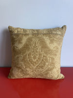 Elegant Vintage Custom Handmade 18”  Wool Needlepoint Pillow European Chateau