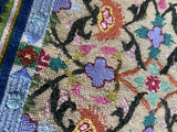 Elegant Vintage Custom Handmade 18”  Wool Needlepoint Pillow European Chateau