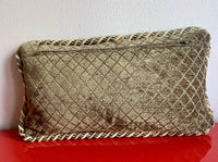 Vintage Abstract WHALE Custom Handmade 15” x 9” Wool Needlepoint Pillow Unique