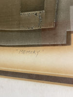 “Memory” by Tsurutani Noboru 1969 Japan Fine Art Print 25/50 Abstract Modernism