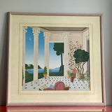 Thomas McKnight “Natchez” Fine Art Poster Print Matted & Framed 32” x 30”