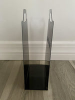 Black Metal Magazine Rack by Eriksen Falk (Norway) Scandinavian Modern Retro 90s