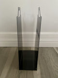Black Metal Magazine Rack by Eriksen Falk (Norway) Scandinavian Modern Retro 90s
