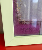 Carolyn Schlam Abstract Postimpressionistic Art STILL LIFE Signed Numbered Litho