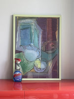 Carolyn Schlam Abstract Postimpressionistic Art STILL LIFE Signed Numbered Litho