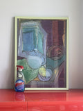 Carolyn Schlam Abstract Postimpressionistic Art STILL LIFE Signed Numbered Litho