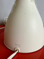 1990s Michael Graves White Minimalist Gooseneck Lamp Postmodern Modernist Design