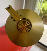 Sonneman “Feather” Gold Modernist Kovacs Desk Lamp ICONIC 1987 Industrial Design