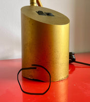 Sonneman “Feather” Gold Modernist Kovacs Desk Lamp ICONIC 1987 Industrial Design