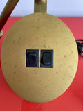 Sonneman “Feather” Gold Modernist Kovacs Desk Lamp ICONIC 1987 Industrial Design