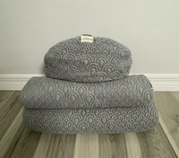 Brentwood Home Crystal Cove Yoga Cushion 3 Pc Set $250 MSRP Gently Used Exc Cond