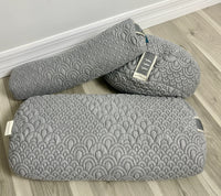 Brentwood Home Crystal Cove Yoga Cushion 3 Pc Set $250 MSRP Gently Used Exc Cond