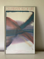 Vintage PAUL JENKINS “Celebration Of Life” Lithograph Exhibition Poster 1979
