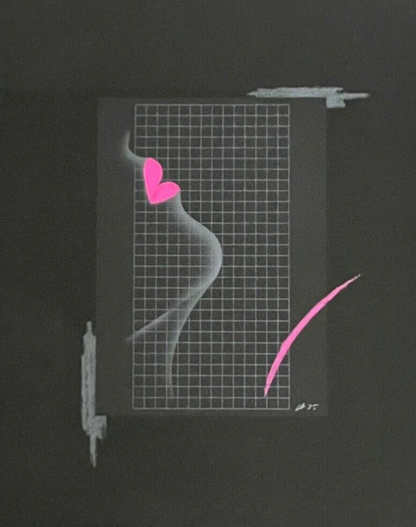 80s Memphis Milano Style Graphic Postmodern New Wave Pop Art Print 23” x 27” #10