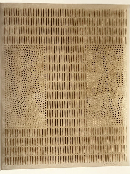 David McKirdy 2000 Burned Glassine Graphite & Museum Board Contemporary Art1