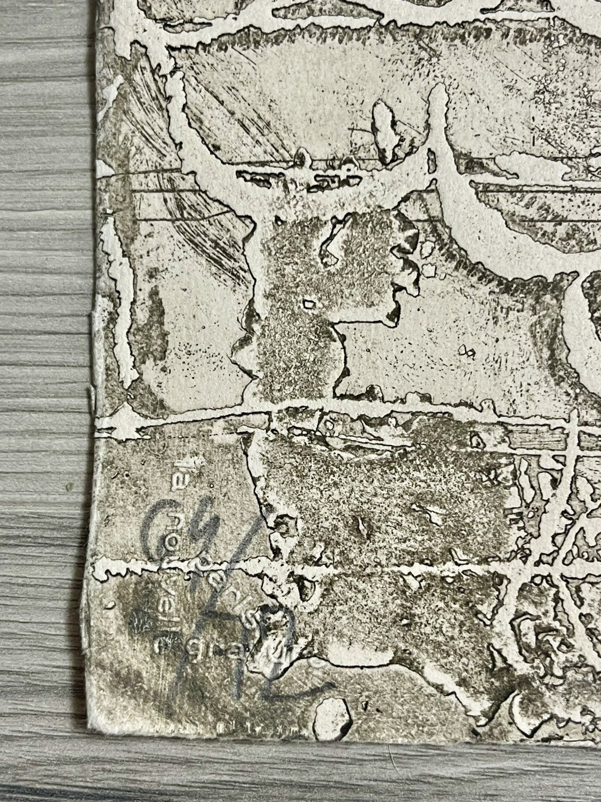 Krystyna SMIECHOWSKA Intaglio Etching Polish Modernism Abstract Signed3