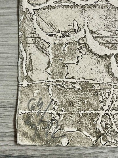 Krystyna SMIECHOWSKA Intaglio Etching Polish Modernism Abstract Signed3