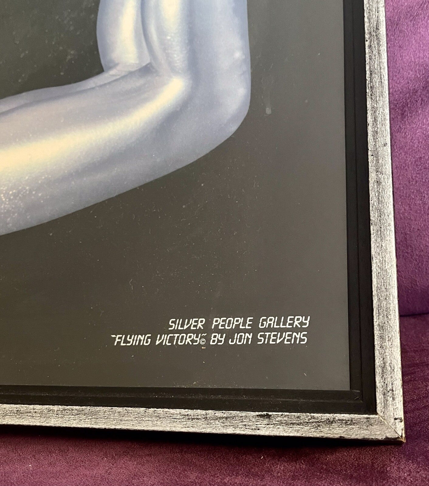 RARE Jon Stevens Silver People ArtExpo Promo 1982 Avant Garde Art Hyperrealism2