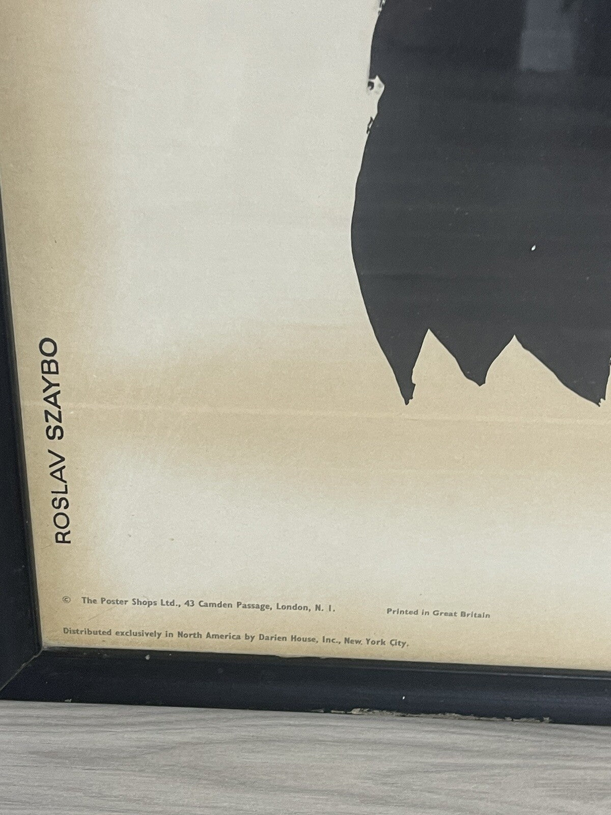 1968 LONDON ZOO Chi-Chi An-An Panda by Roszlav Szaybo Framed Graphic Art Poster3