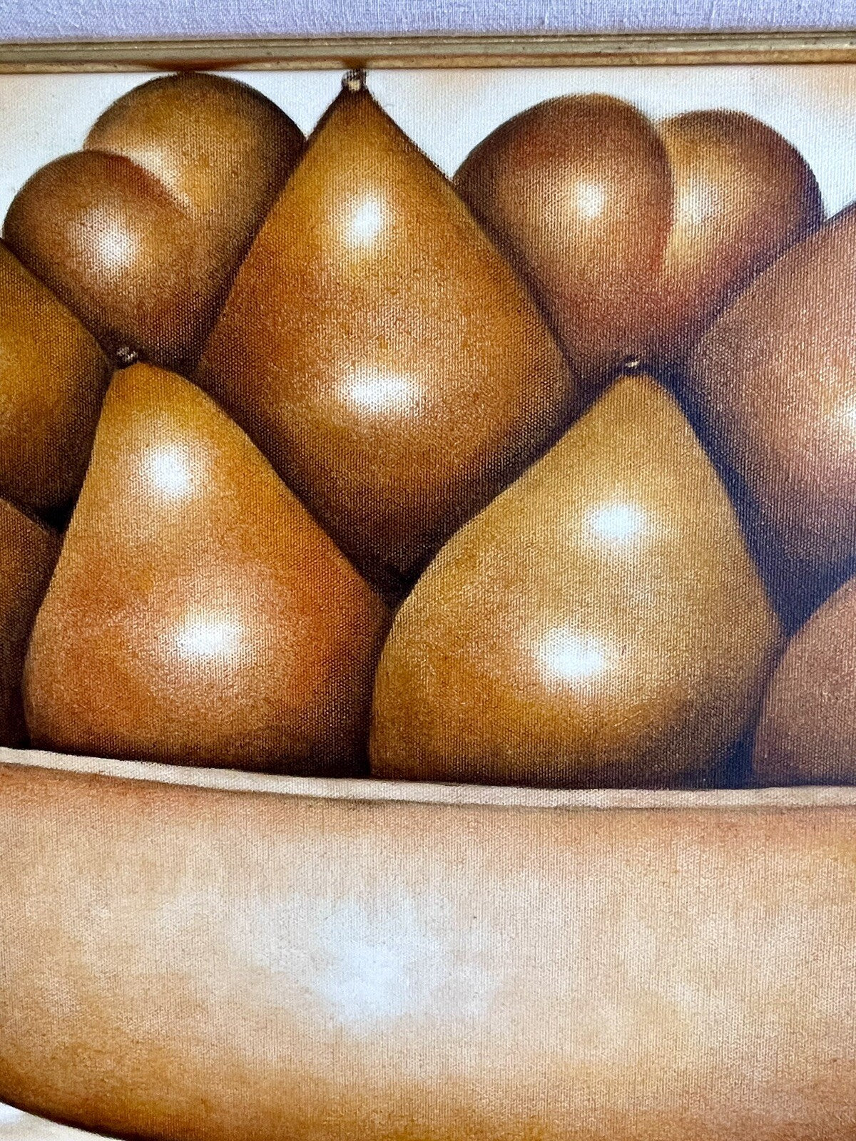 Minerva Brizuela Still Life Painting 2000 Bowl Of Pears Contemporary Cuban Art3