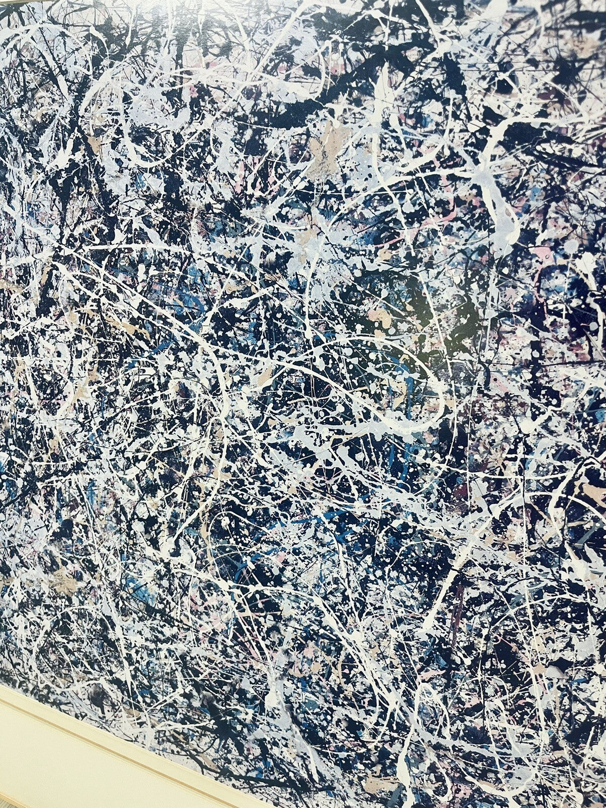 Orig Vintage Jackson Pollock MOCA LA Museum Exhibition Poster 1984 “Number One”2