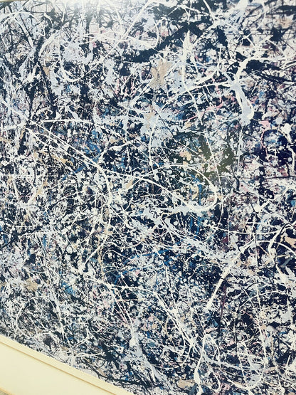 Orig Vintage Jackson Pollock MOCA LA Museum Exhibition Poster 1984 “Number One”2