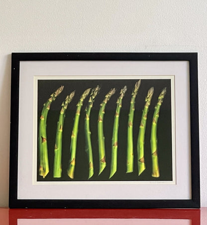 Asparagus Fine Art Photograph Photorealism Chef Kitchen Decor Vegetables Veggies0