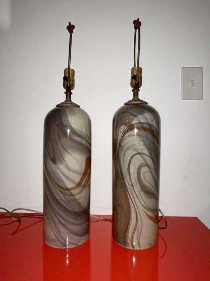 GLASSLIGHT STUDIOS 80s Art Glass Table Lamps - Candace & Joel Bless Pennsylvania2