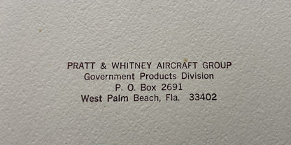 Vintage 80s F-16 Fighting Falcons Photograph 25x21 Pratt and Whitney Offices3
