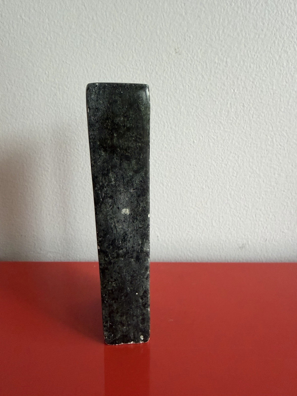 RANGISSE Cubist Face Carved Stone Shona Sculpture Abstract Zimbabwe Modernist 6”4