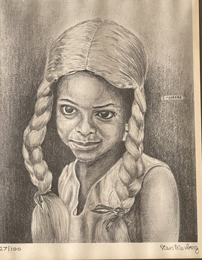 STAN MOSBERG “Blondes Have More Fun” Afro-Political Social Realism 1960s Litho0