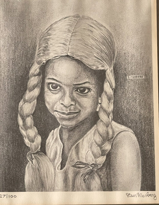 STAN MOSBERG “Blondes Have More Fun” Afro-Political Social Realism 1960s Litho0